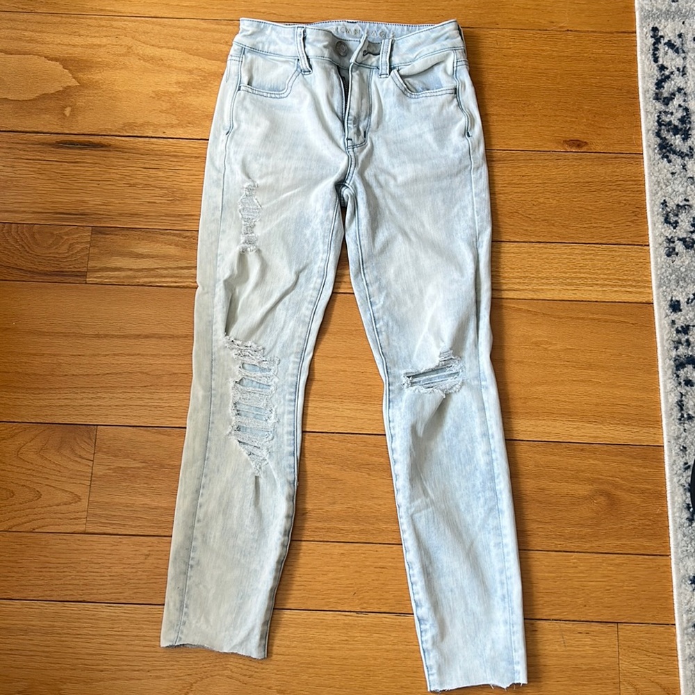 American Eagle Ripped skinny jeans